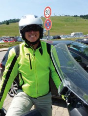 Hermann Fuchs unterwegs mit Scootertouren